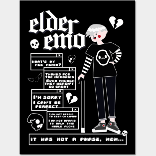 Elder emo Posters and Art